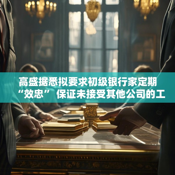 高盛据悉拟要求初级银行家定期“效忠” 保证未接受其他公司的工作
