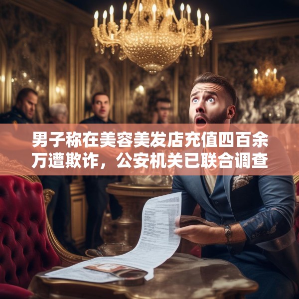 男子称在美容美发店充值四百余万遭欺诈，公安机关已联合调查