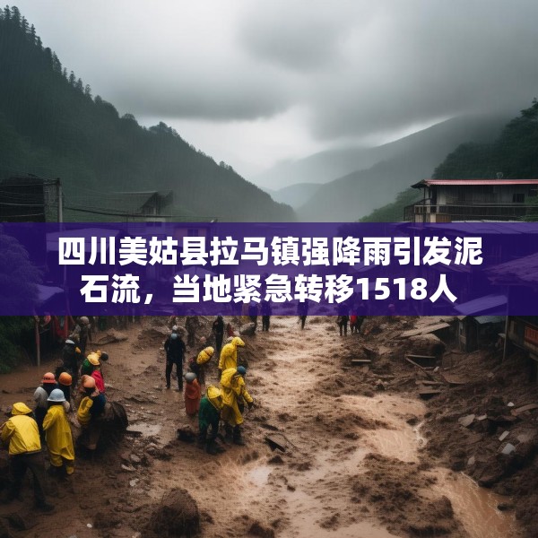 四川美姑县拉马镇强降雨引发泥石流，当地紧急转移1518人