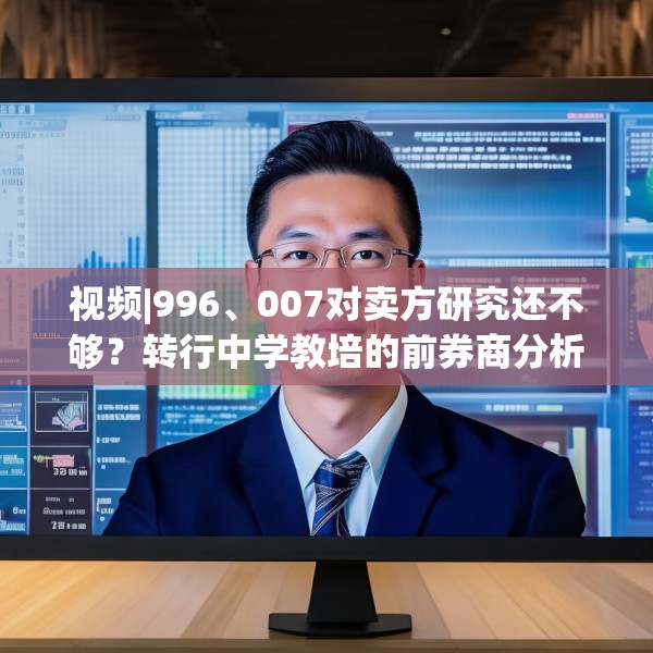 视频|996、007对卖方研究还不够？转行中学教培的前券商分析师周寒阳这样说