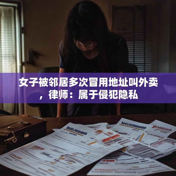 女子被邻居多次冒用地址叫外卖，律师：属于侵犯隐私