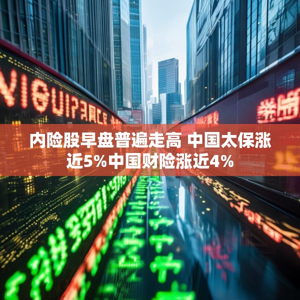 内险股早盘普遍走高 中国太保涨近5%中国财险涨近4%