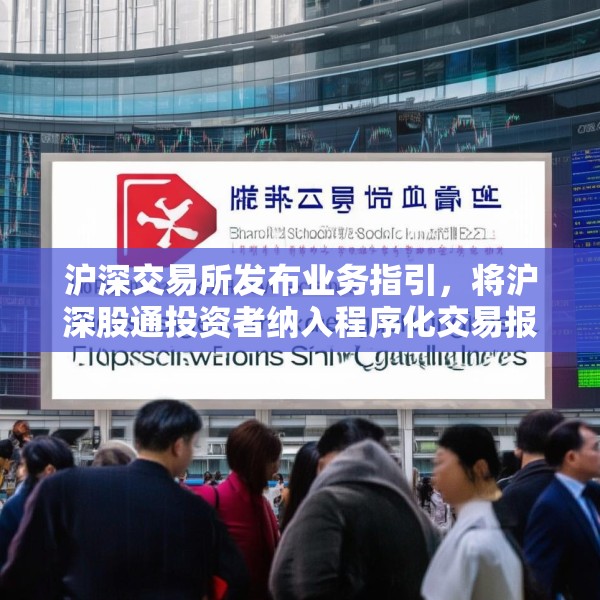 沪深交易所发布业务指引，将沪深股通投资者纳入程序化交易报告范畴