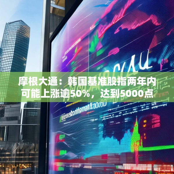 摩根大通：韩国基准股指两年内可能上涨逾50%，达到5000点