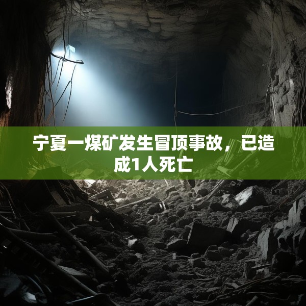 宁夏一煤矿发生冒顶事故，已造成1人死亡