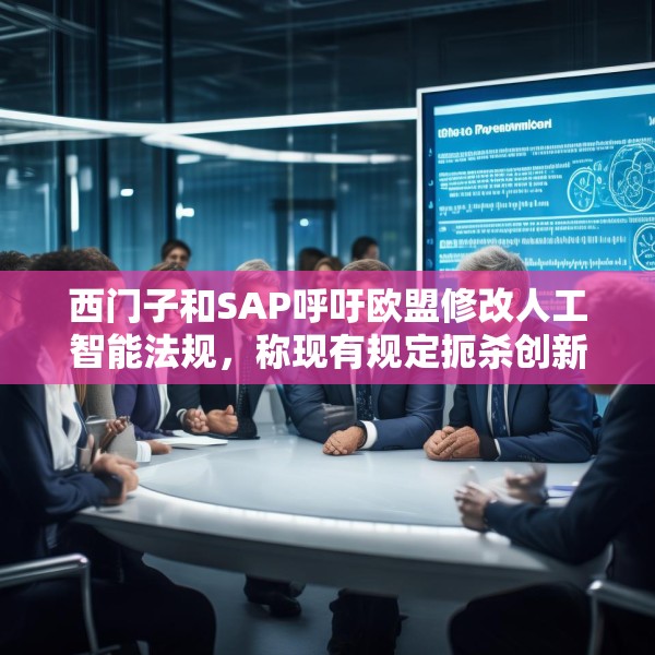 西门子和SAP呼吁欧盟修改人工智能法规，称现有规定扼杀创新