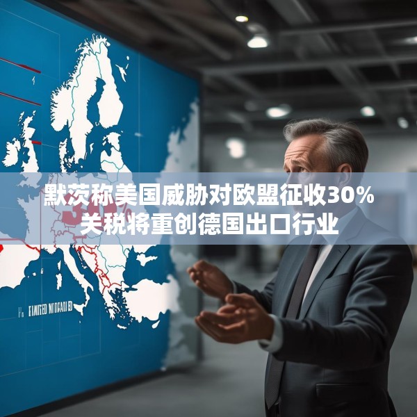 默茨称美国威胁对欧盟征收30%关税将重创德国出口行业