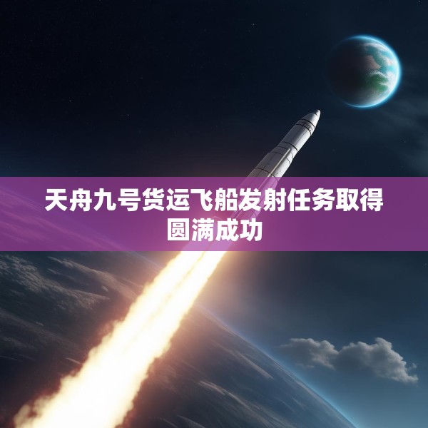 天舟九号货运飞船发射任务取得圆满成功