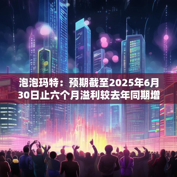 泡泡玛特：预期截至2025年6月30日止六个月溢利较去年同期增长不低于350%