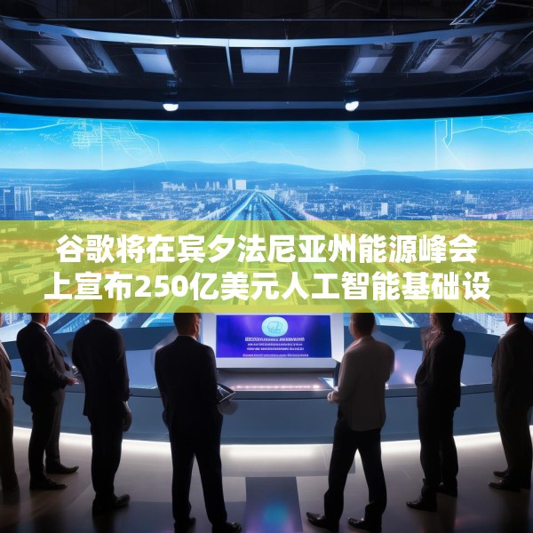 谷歌将在宾夕法尼亚州能源峰会上宣布250亿美元人工智能基础设施投资