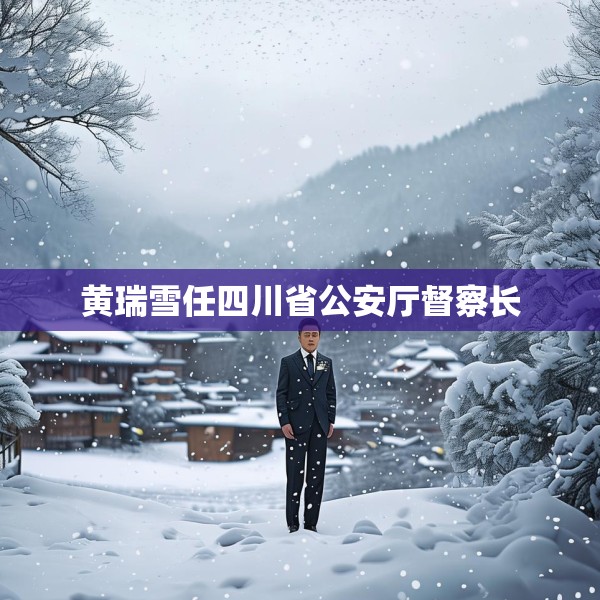 黄瑞雪任四川省公安厅督察长