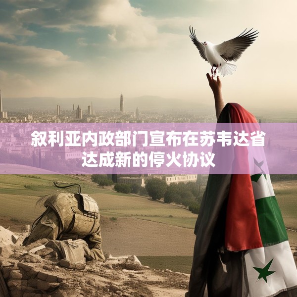 叙利亚内政部门宣布在苏韦达省达成新的停火协议
