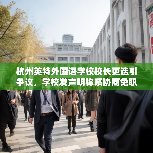 杭州英特外国语学校校长更迭引争议，学校发声明称系协商免职