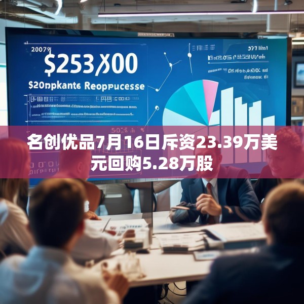 名创优品7月16日斥资23.39万美元回购5.28万股