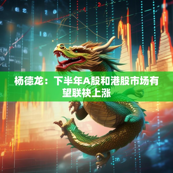 杨德龙：下半年A股和港股市场有望联袂上涨