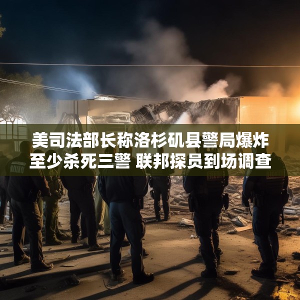 美司法部长称洛杉矶县警局爆炸至少杀死三警 联邦探员到场调查