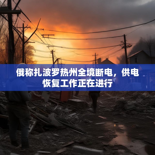 俄称扎波罗热州全境断电，供电恢复工作正在进行