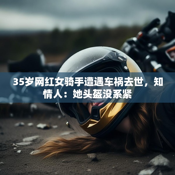 35岁网红女骑手遭遇车祸去世，知情人：她头盔没系紧