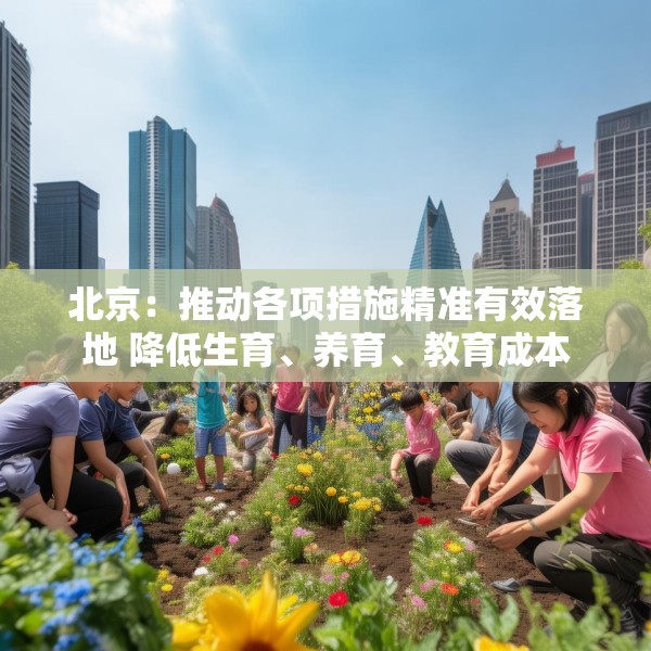北京：推动各项措施精准有效落地 降低生育、养育、教育成本