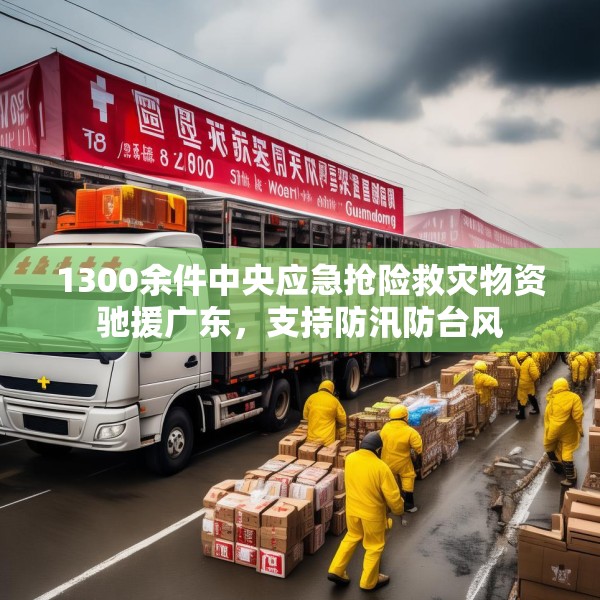 1300余件中央应急抢险救灾物资驰援广东，支持防汛防台风