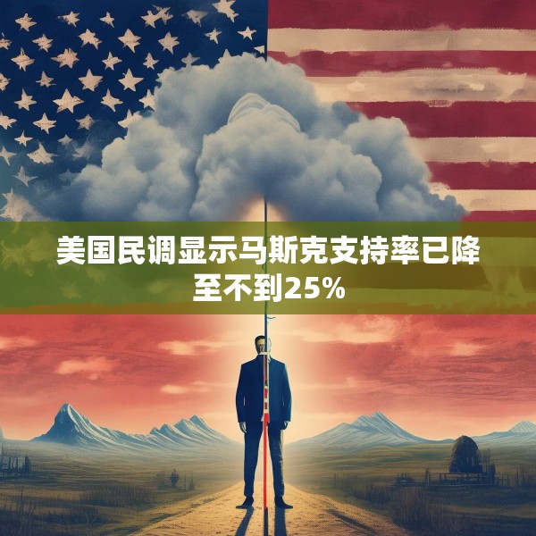 美国民调显示马斯克支持率已降至不到25%