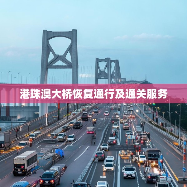 港珠澳大桥恢复通行及通关服务