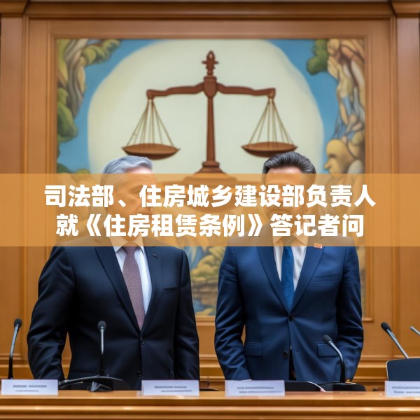 司法部、住房城乡建设部负责人就《住房租赁条例》答记者问